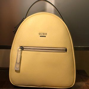 Guess yellow mini backpack